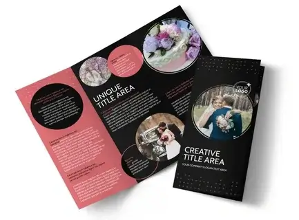 A beautiful wedding venue brochure.